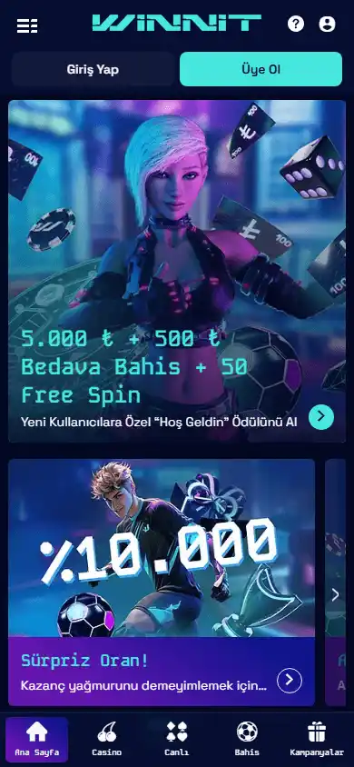 Winnit Casino screenshot 4