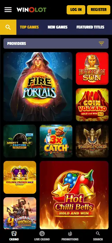 WinOlot Casino screenshot 5