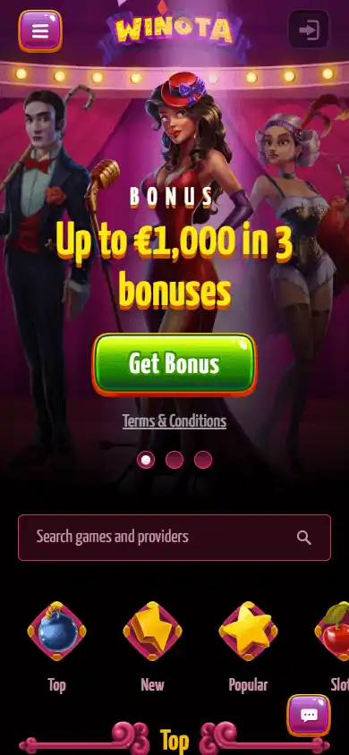Winota Casino screenshot 4