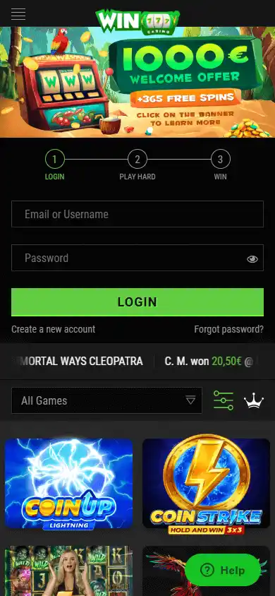 WinOui Casino screenshot 4