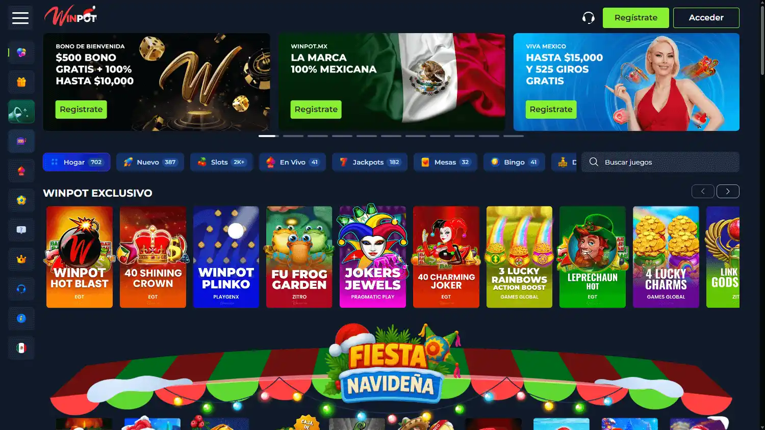 Winpot Casino screenshot 2