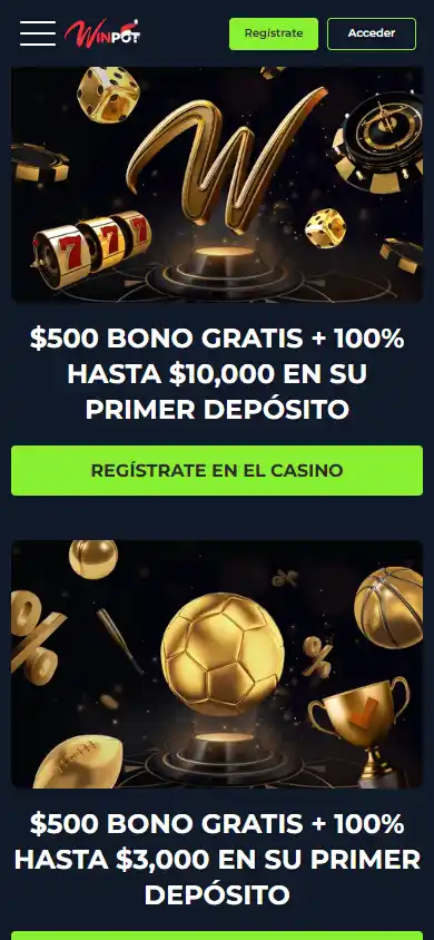 Winpot Casino screenshot 4