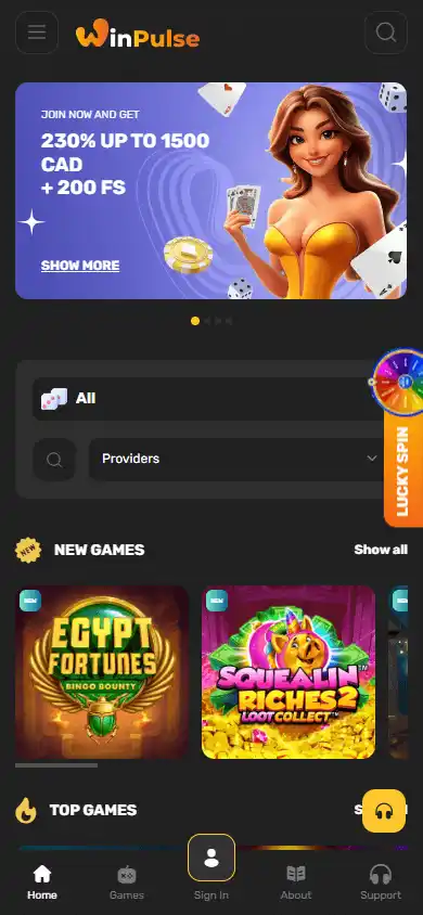WinPulse Casino screenshot 4