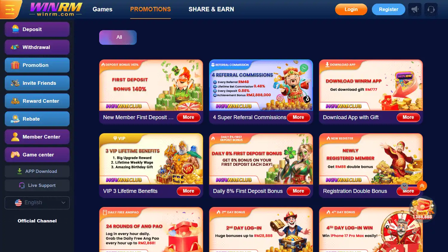WINRM Casino screenshot 3