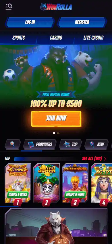 Winrolla Casino screenshot 4