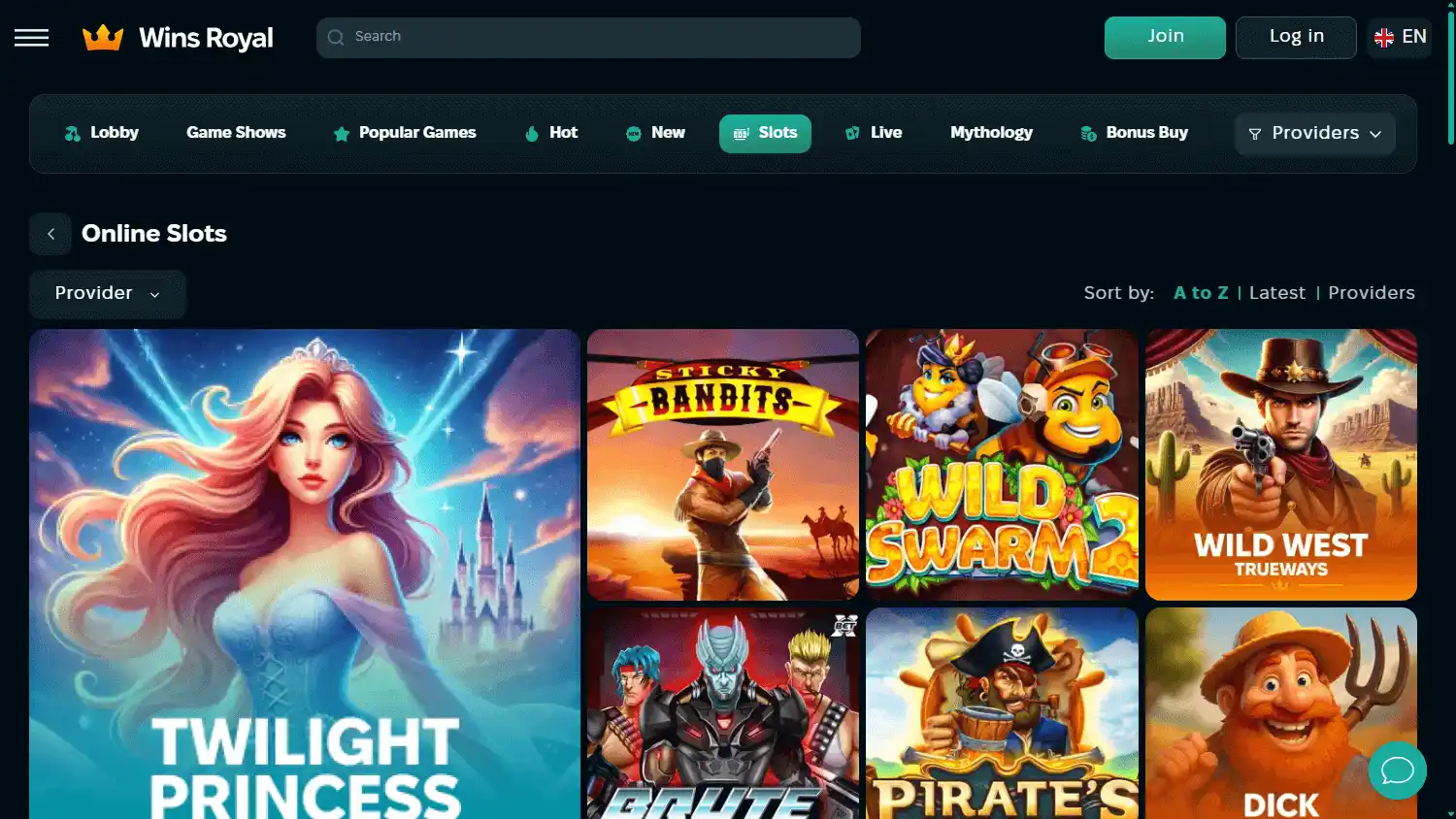 Wins Royal Casino screenshot 2