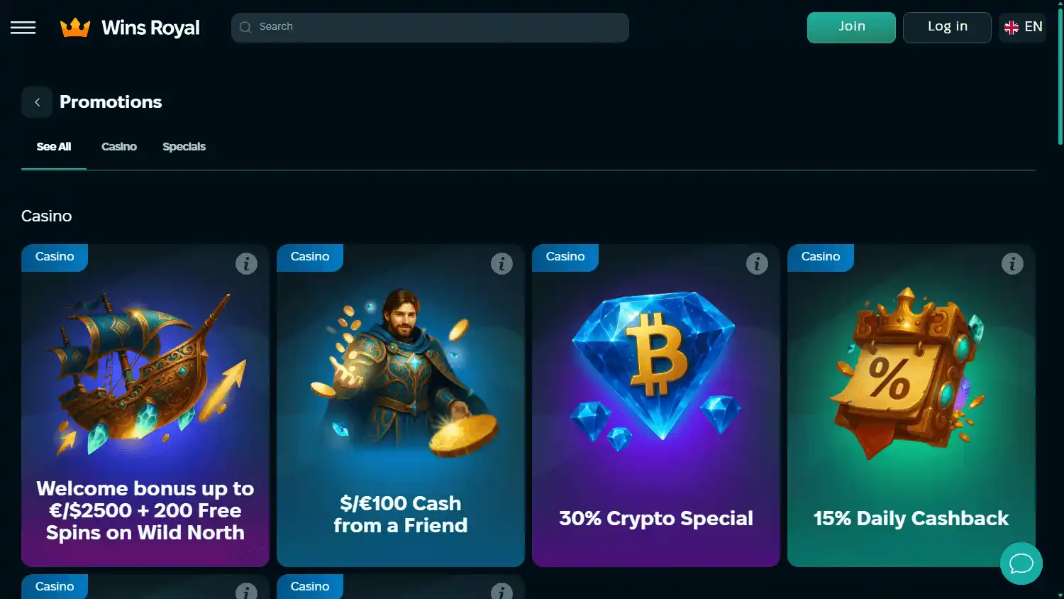 Wins Royal Casino screenshot 3