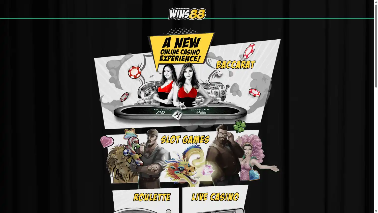 Wins88 Casino screenshot 1