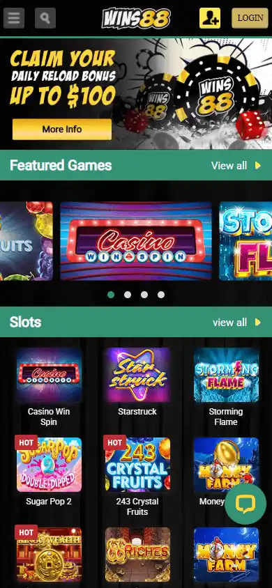 Wins88 Casino screenshot 5