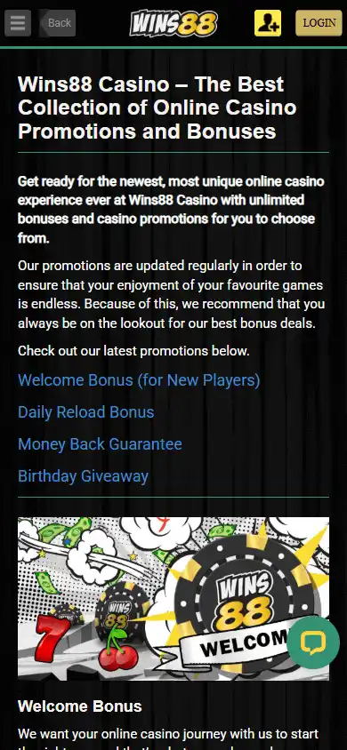 Wins88 Casino screenshot 6