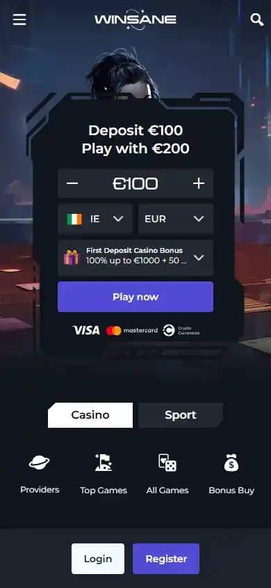 Winsane Casino screenshot 4