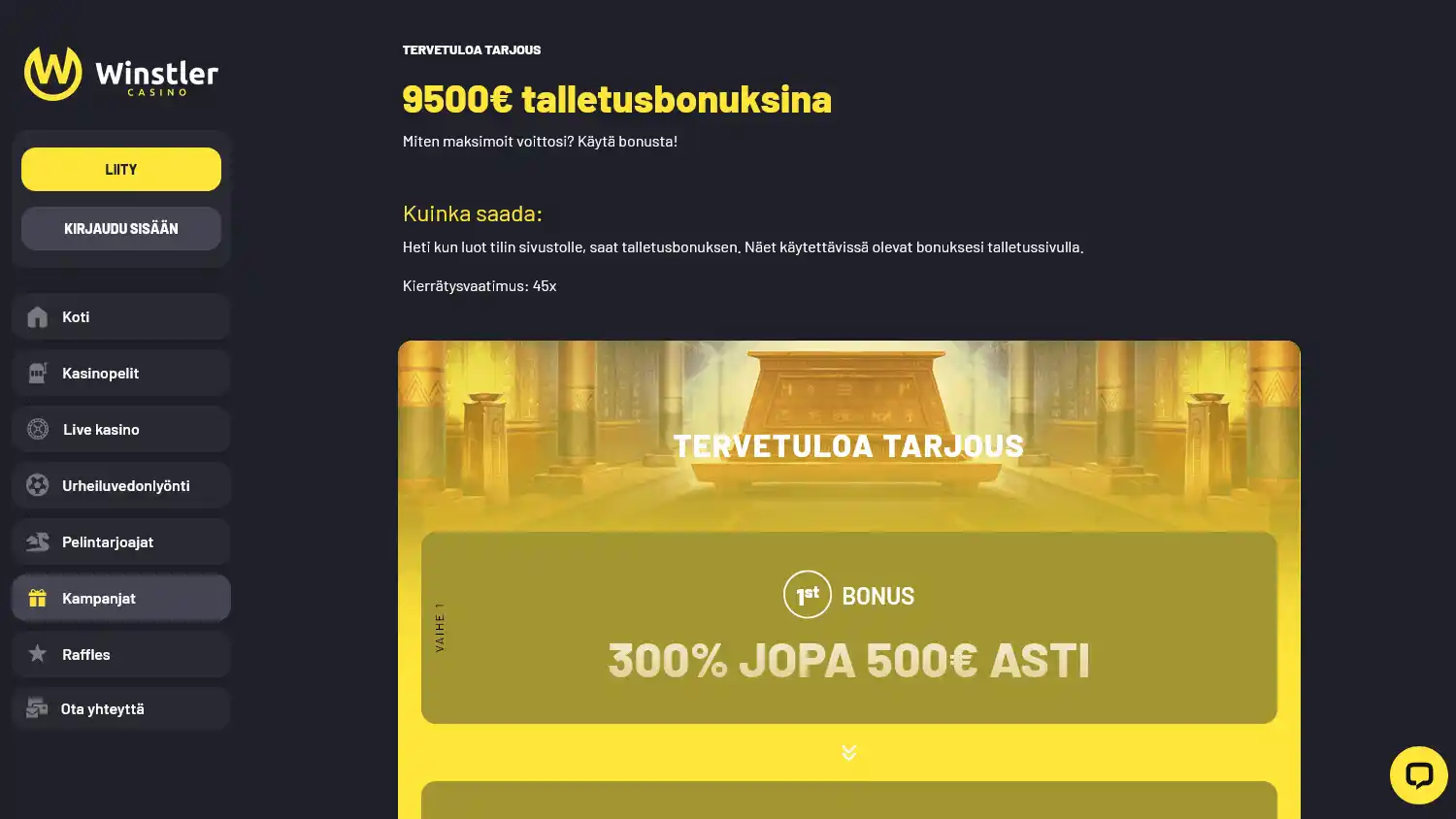 Winstler Casino screenshot 3