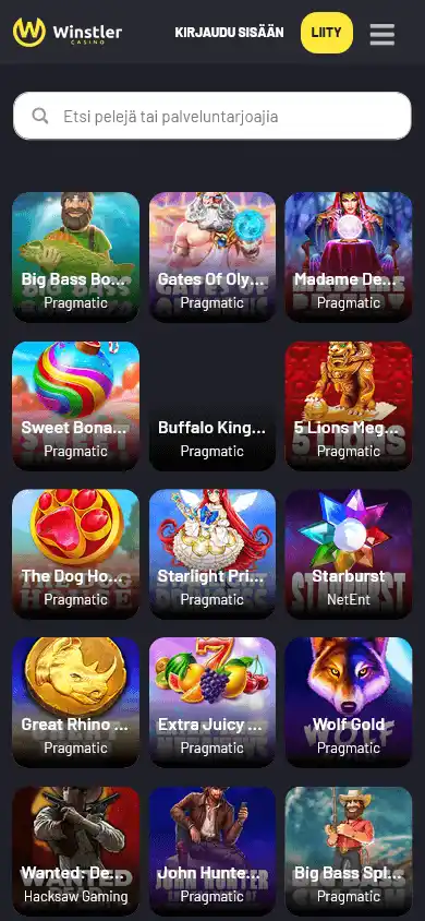 Winstler Casino screenshot 4