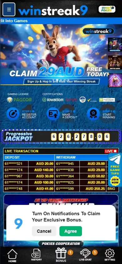 WinStreak9 Casino screenshot 3