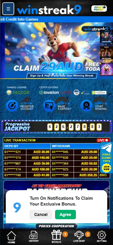 WinStreak9 Casino screenshot 4