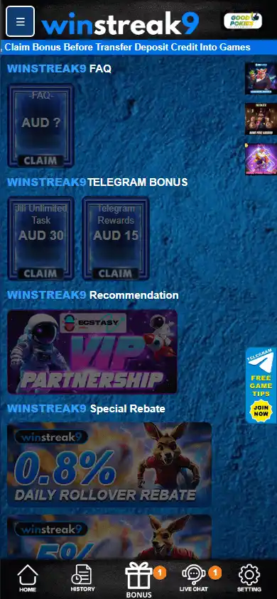 WinStreak9 Casino screenshot 5