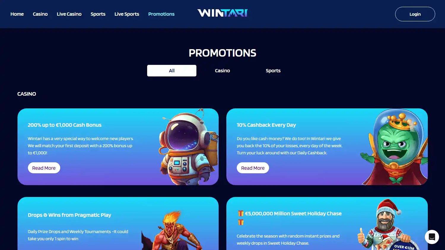 WinTari Casino screenshot 3