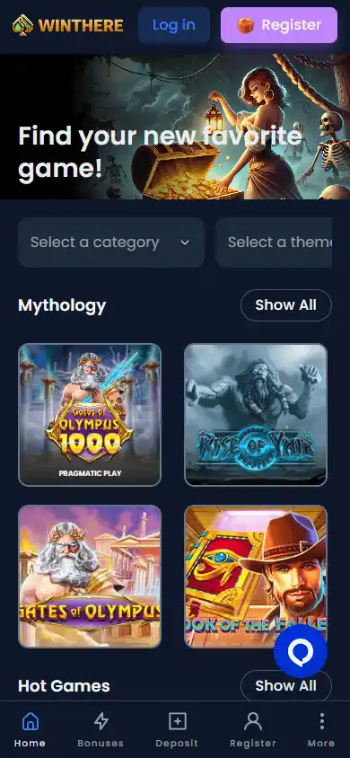 WinThere Casino screenshot 5