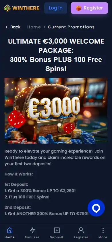 WinThere Casino screenshot 6