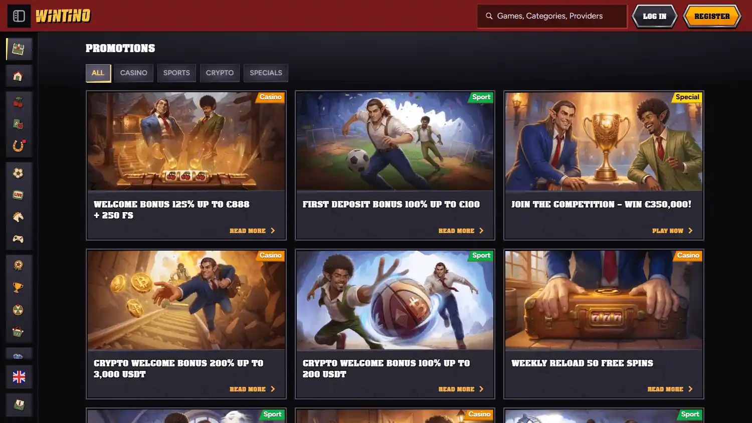 Wintino Casino screenshot 3