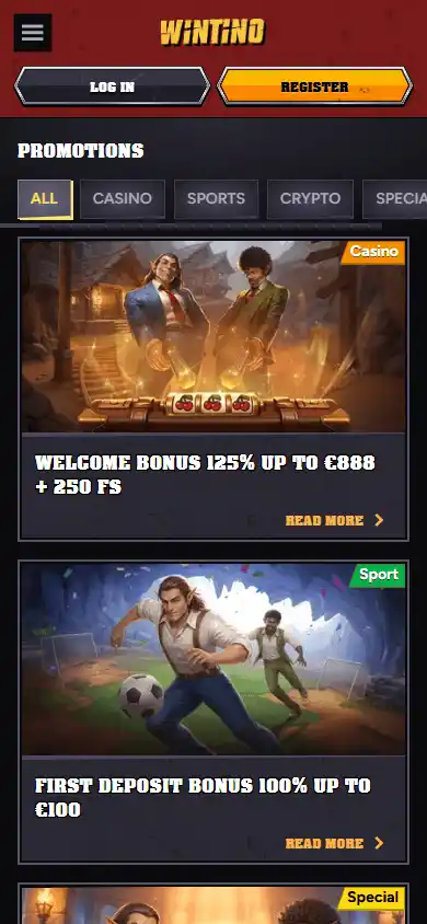 Wintino Casino screenshot 6