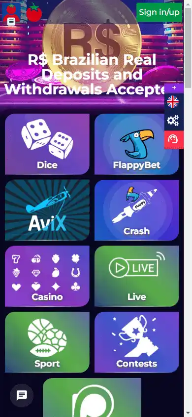 Wintomato Casino screenshot 3