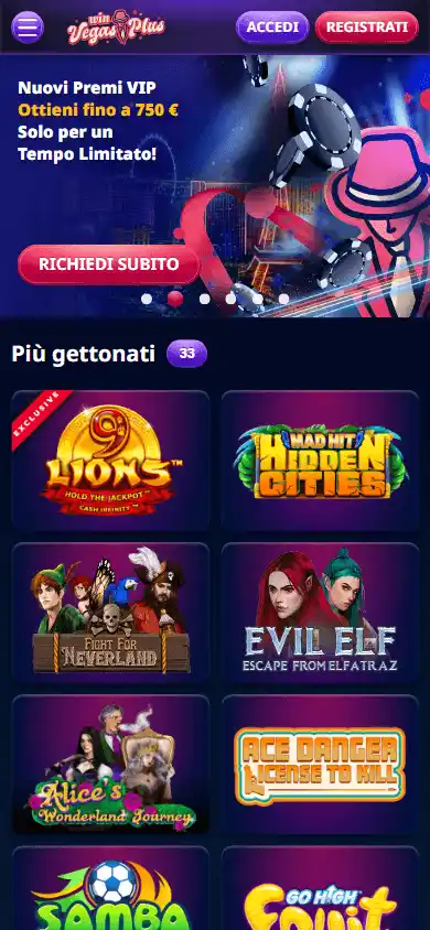 WinVegasPlus Casino screenshot 2