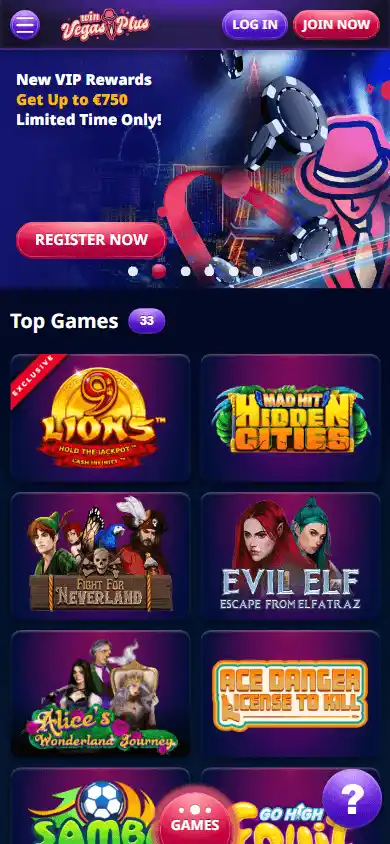 WinVegasPlus Casino screenshot 4