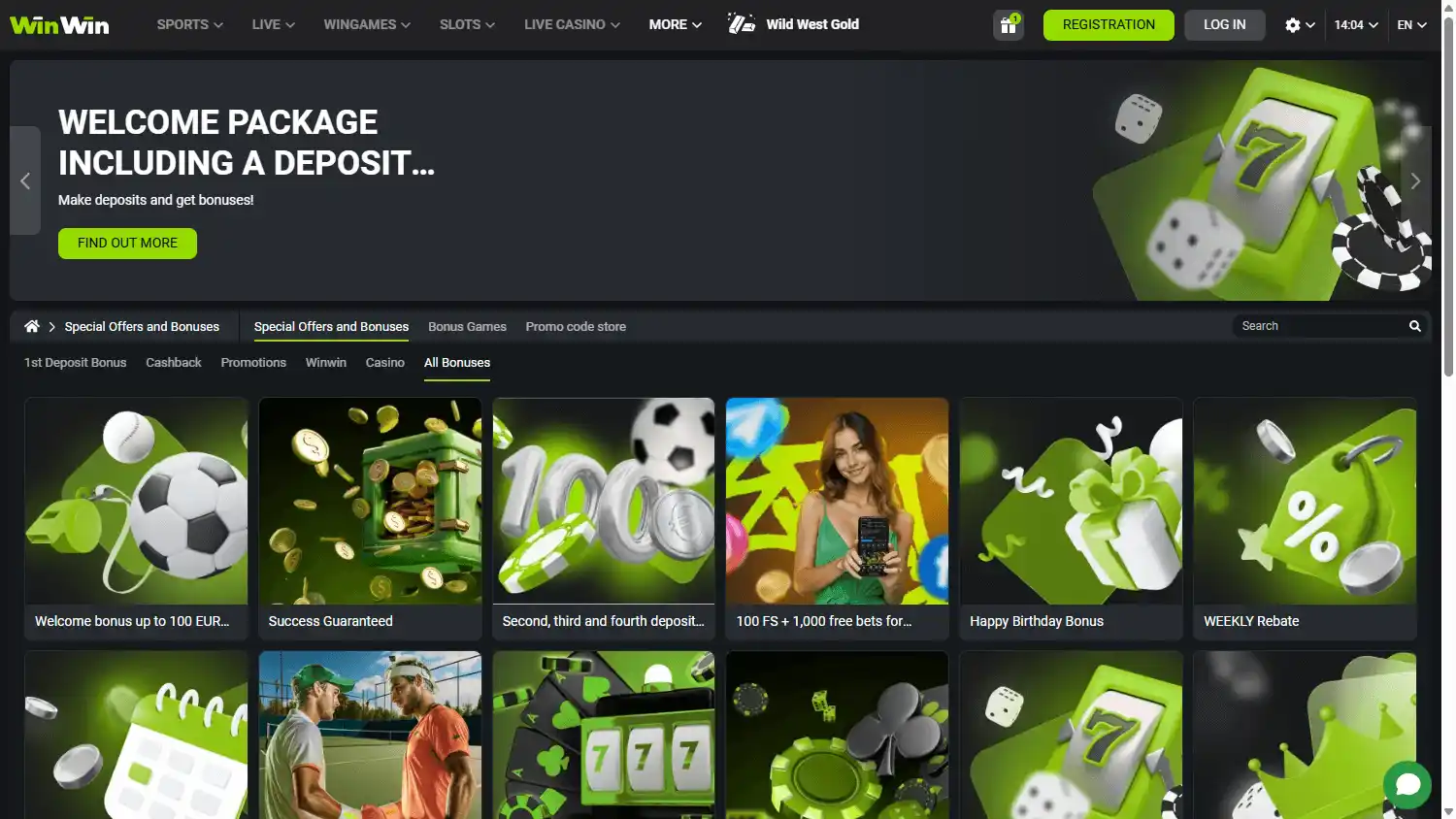 WinWin Bet Casino screenshot 3
