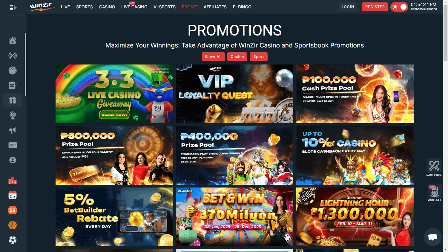 WinZir Casino screenshot 3