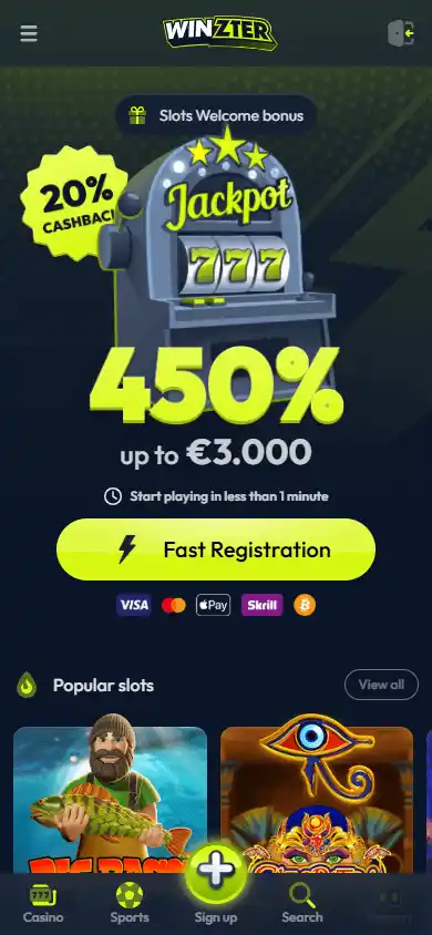 Winzter Casino screenshot 4