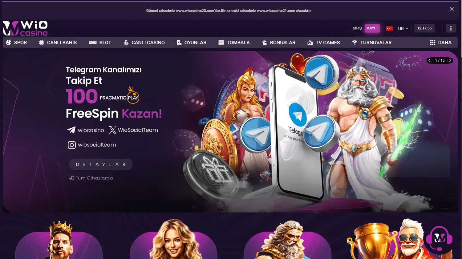 WioCasino screenshot 1