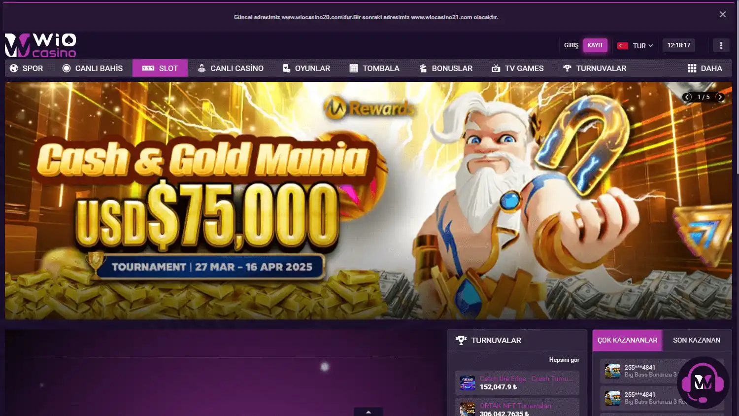 WioCasino screenshot 2