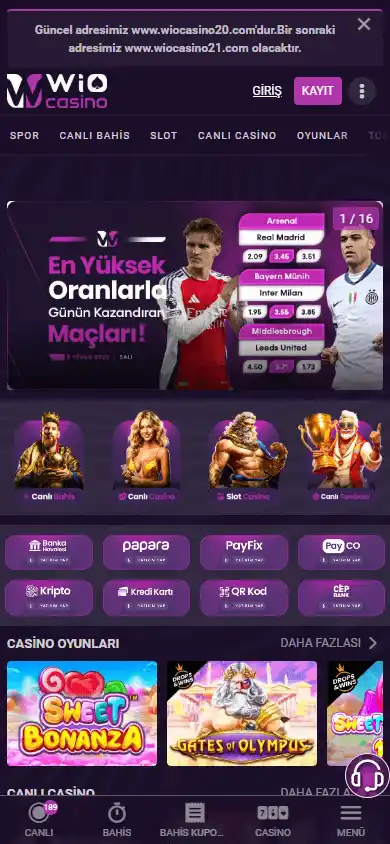 WioCasino screenshot 4