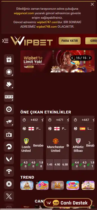 WipBet Casino screenshot 4