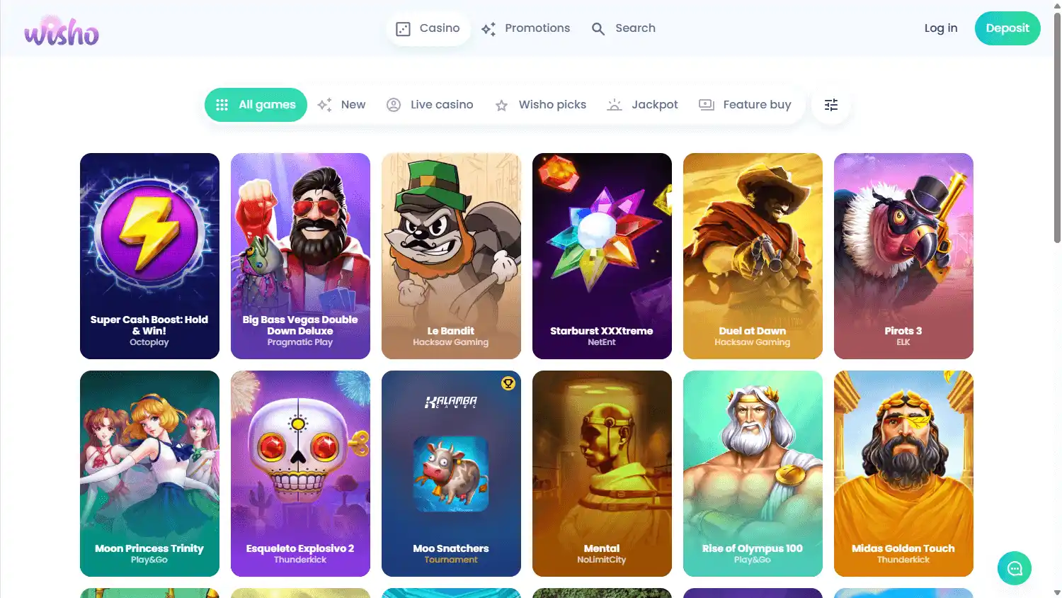 Wisho Casino screenshot 2