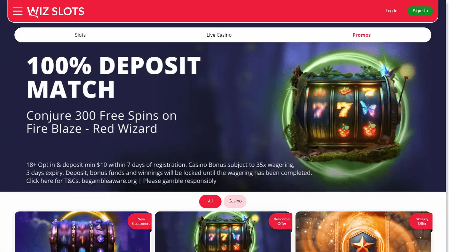 Wiz Slots Casino screenshot 2