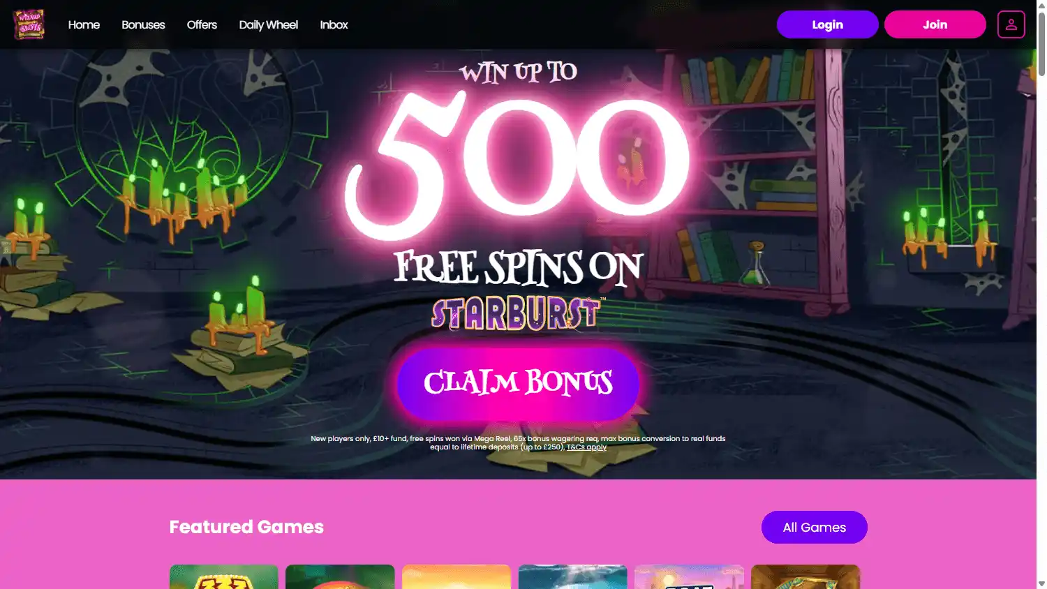 Wizard Slots Casino screenshot 1
