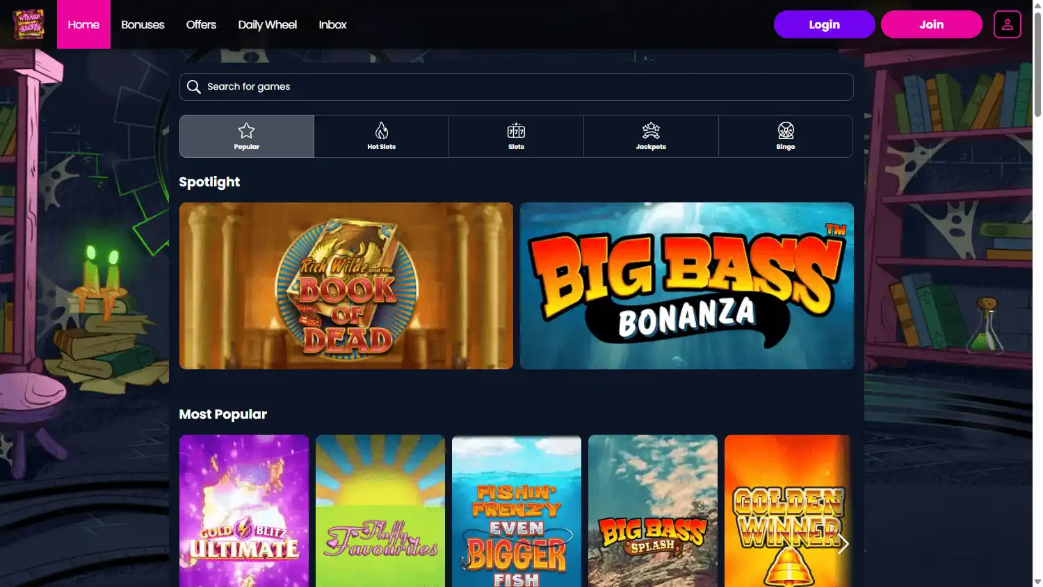 Wizard Slots Casino screenshot 2