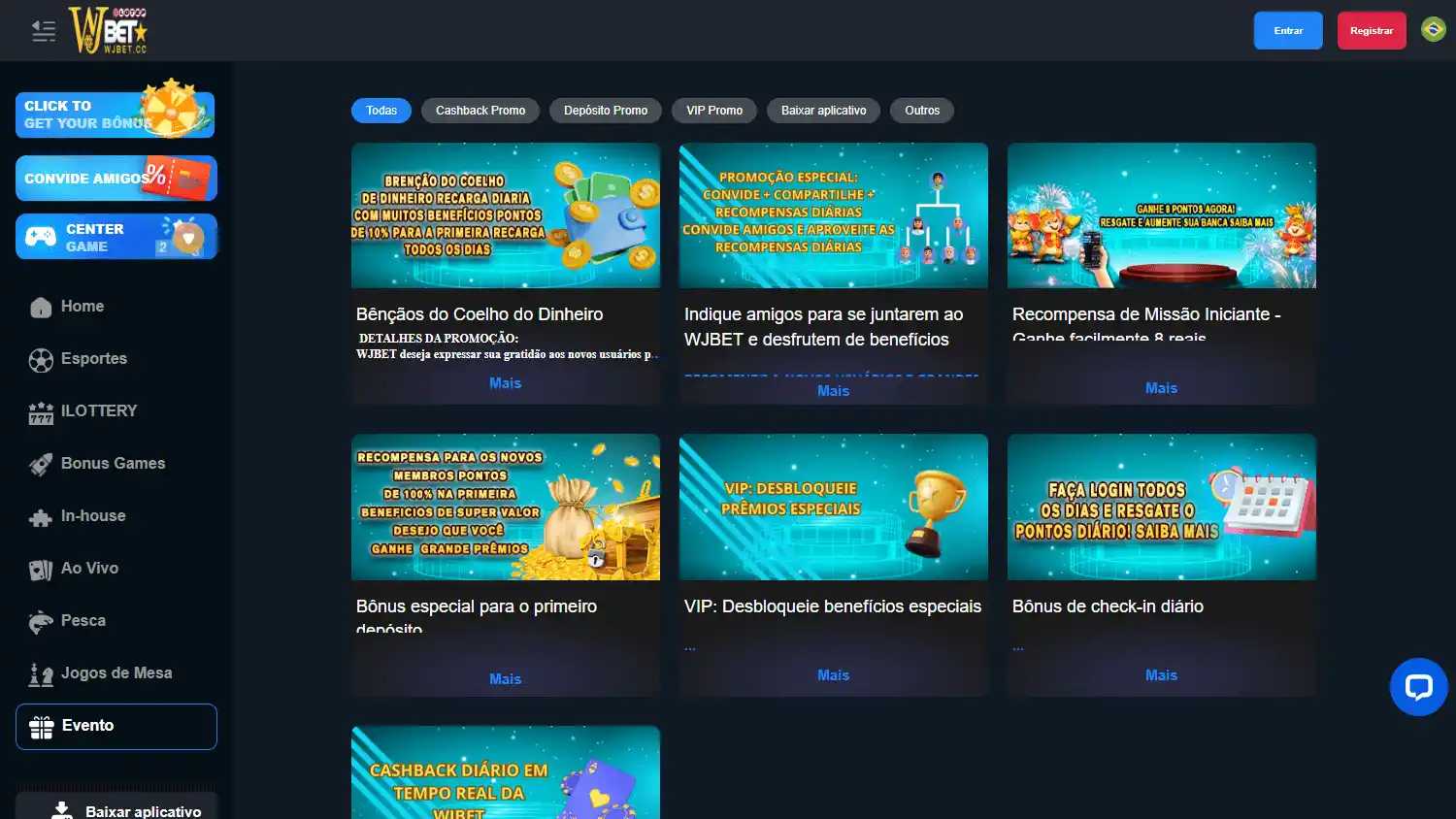 WJBet Casino screenshot 3