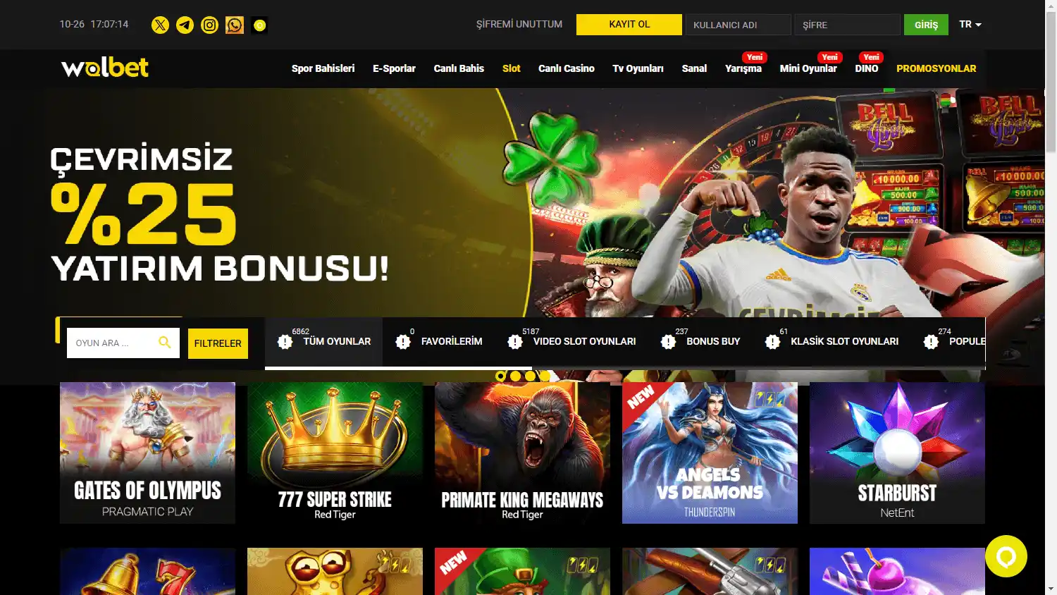WolBet Casino screenshot 2