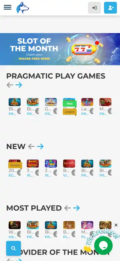 Wolfy Casino screenshot 4