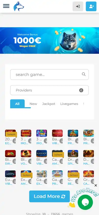 Wolfy Casino screenshot 5