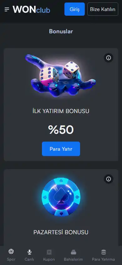 Wonclub Casino screenshot 6