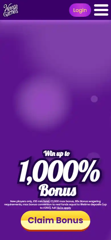 Wonga Games Casino screenshot 4