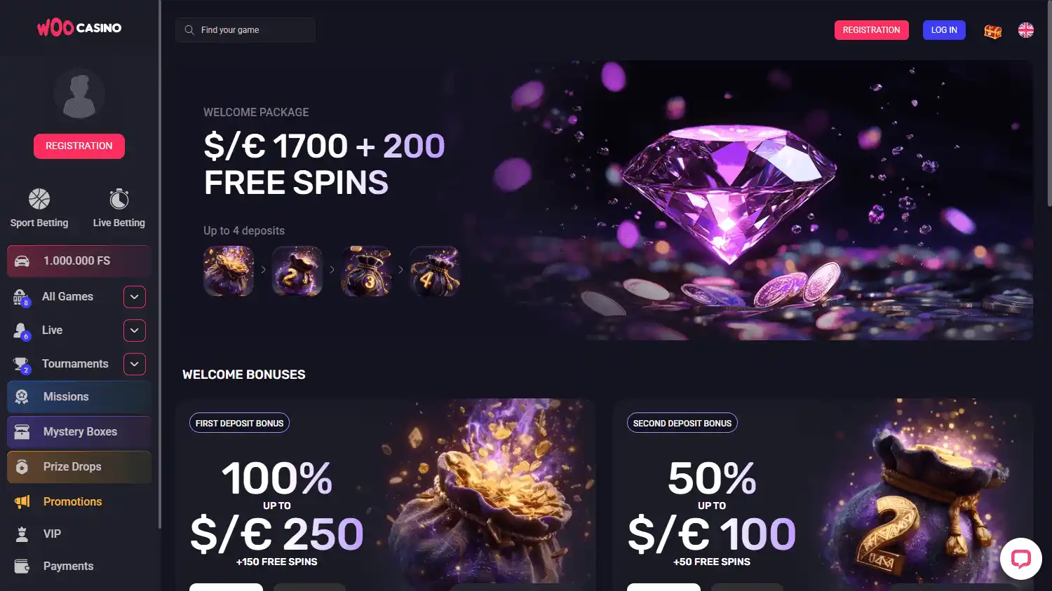 Woocasino screenshot 3