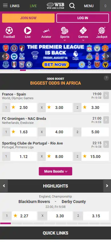 World Star Betting Casino screenshot 3