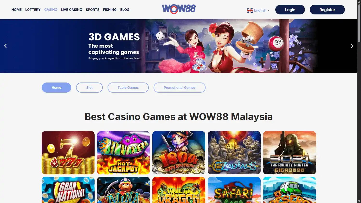 WOW88 Casino screenshot 2