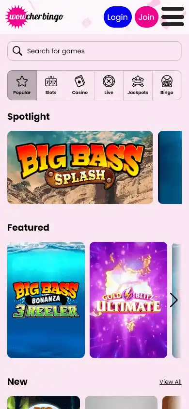 Wowcher Bingo Casino screenshot 5