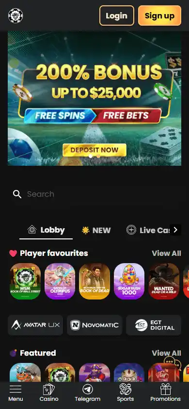 WSMCasino screenshot 5